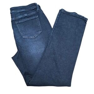 NYDJ Sheri Slim Dark Wash‎ Denim Lift Tuck Technology Jeans Sz 10